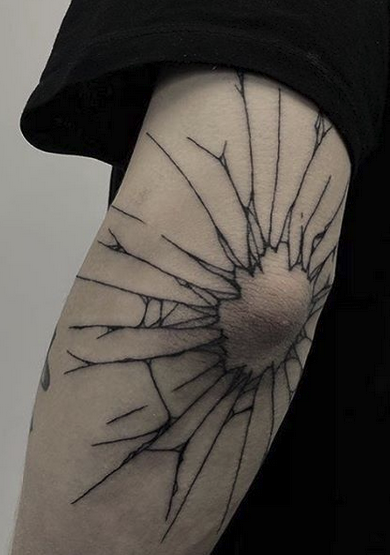 Jeff Norton Tattoos : Tattoos : New : Broken Mirror