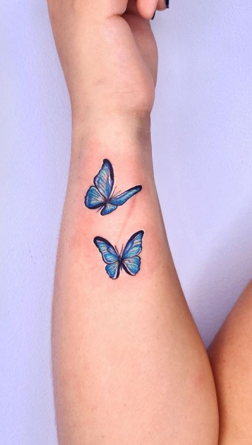 Small Butterflies Tattoos - TattManiaTattMania