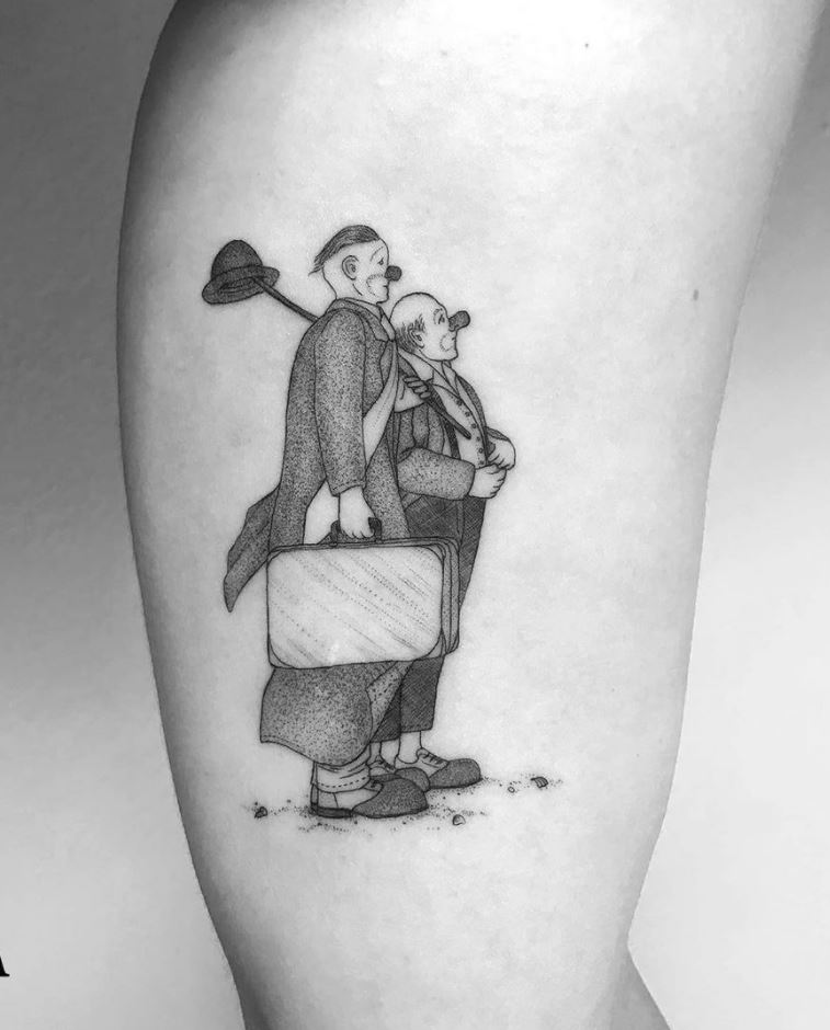 Laurel And Hardy Tattoo